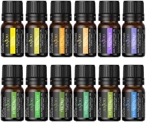 Anjou Essential Oils T Set With 12 Bottles Deal