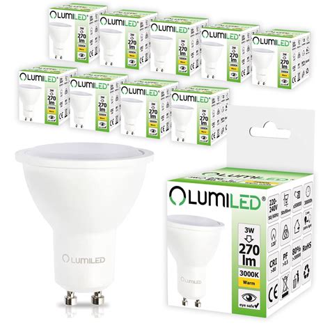 LUMILED GU10 LED žiarovky 3W 270 lm LED Kaufland sk