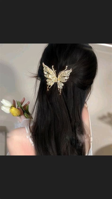 butterfly hair clips #hairclip #hair #clips #butterfly | Saç, Saç ...