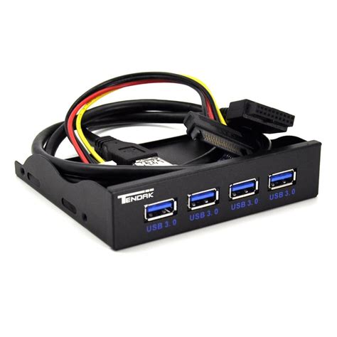 Tendak Usb Ports Inch Metal Front Panel Usb Hub With Pin