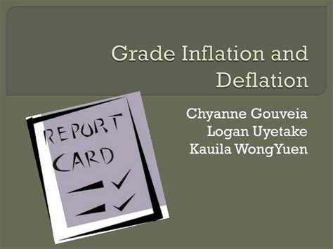 Ppt Grade Inflation And Deflation Powerpoint Presentation Free