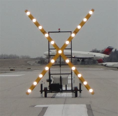 Why Is A Large Flashing X Placed On A Closed Runway At Reagan