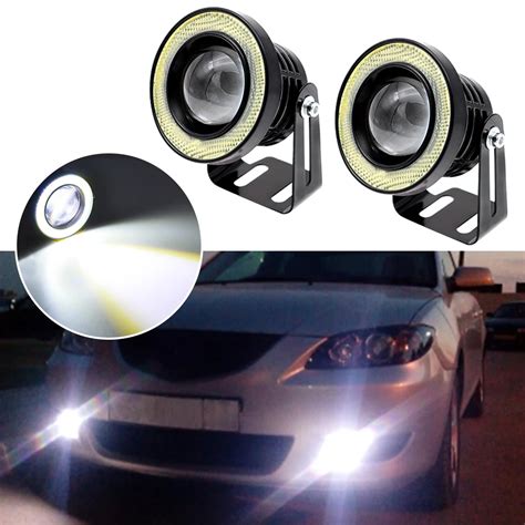 L Mpada Universal Para Farol De Carro 2 Pe As Cob Olhos De Anjo Luzes