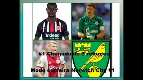 Modo Carreira Fifa20 Norwich City 1 YouTube