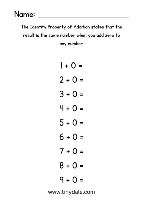 10 Ways To Understand The Identity Property Of Addition In Math