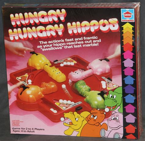 1970s 1978 Hungry Hungry Hippos Game In Original Box Mib Etsy