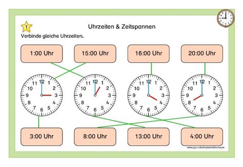 Kartei Uhrzeiten Zeitspannen