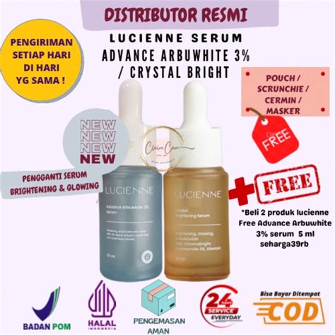 Jual Ready Kirim Hari Ini Lucienne Brightening And Glowing Serum