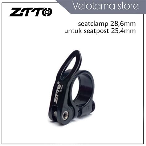 Seat Clamp 28 6 ZTTO Quick Release Clamp Seatpost 25 4 Alloy Seatclamp