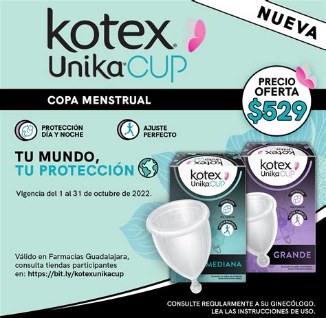 Copa Menstrual Kotex En Farmacias Guadalajara