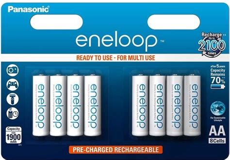 1x8 Panasonic Eneloop Mignon Aa 1900 Mah Bol