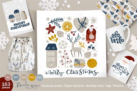 Merry Christmas nordic By Happy Letters | TheHungryJPEG