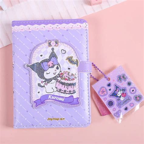 Sanrio Handbook Kuromi Students Cartoon Shaped Magnetic Closure Anime