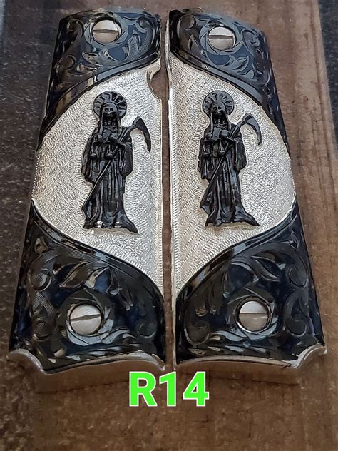 1911 santa muerte holy reaper many mexican styles government gun grips