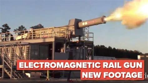 Watch The First Test Of Us Navy S Electromagnetic Railgun Th