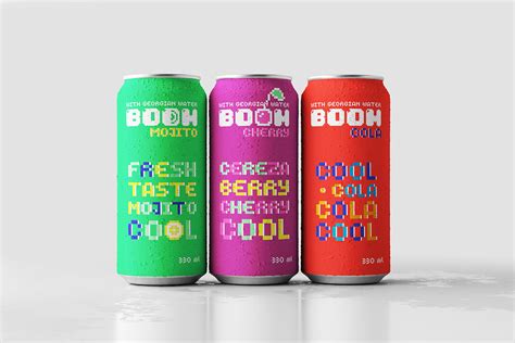 Boom Energy Drink (Redesign) on Behance