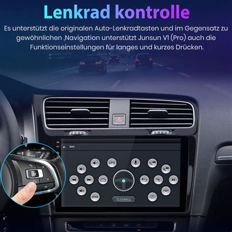 10 Android 12 Autoradio CarPlay DSP GPS Navi 32G für VW Golf VII MK7