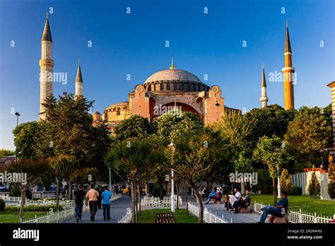 Hagia Sophia Aya Sofia Sultan Ahmet Park Morning Historic Areas Of