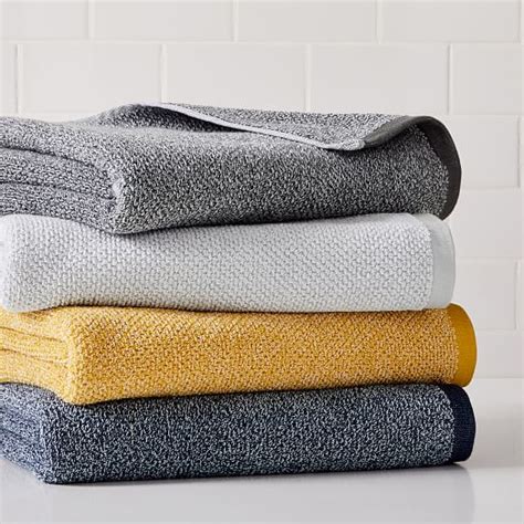 Organic Heathered Ultimate Bath Towel Set Set Of West Elm