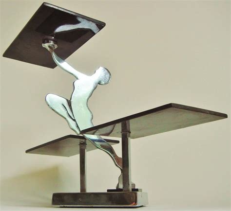 American Art Deco Chrome And Bakelite Nude Figural Jewelry Store Display Stand For Sale At