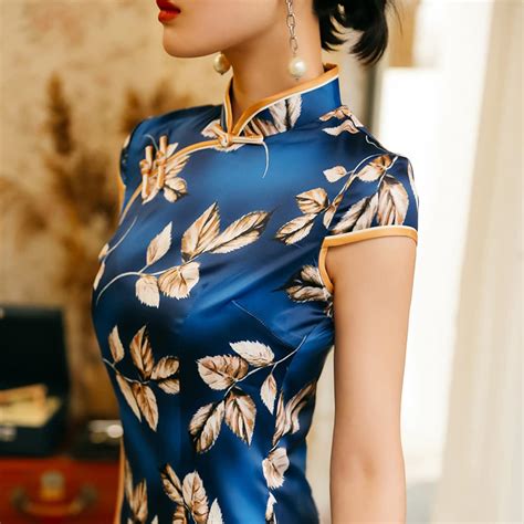 Vintage Mandarin Collar Bodycon Dress Tea Ceremonypartyprom Etsy