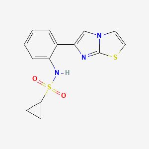 N Imidazo B Thiazol Yl Phenyl Cyclopropanesulfonamide