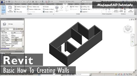 Revit How To Creating Walls Tutorial Basic YouTube