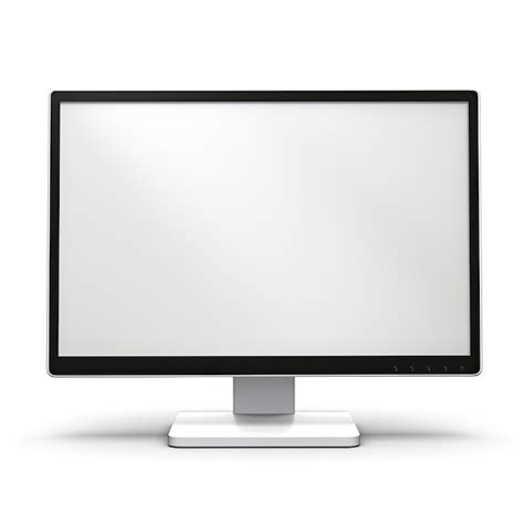 Premium Photo Computer Monitor Icon Flat Vector Illustration Isolated