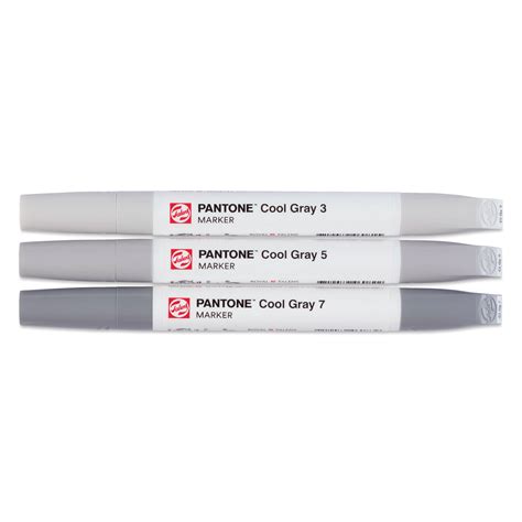 Pantone Dual Tip Markers Cool Gray Set Of 3 BLICK Art Materials