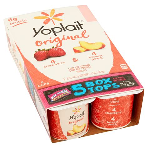 Yoplait Strawberry Yogurt Nutrition Label - Pensandpieces