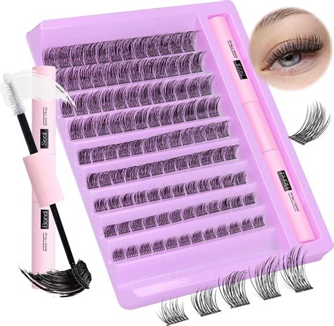 Alice Diy Lash Extension Kit Lash Clusters With Lash Glue Bond And