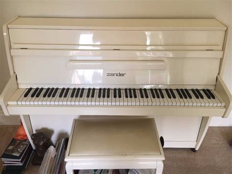 Upright Ivory White Piano In Radyr Cardiff Gumtree