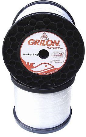 Linha Pesca Grilon Bobina Kg Mm Mm Top Flex