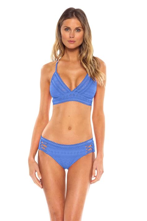 Becca By Rebecca Virtue S Color Play Banded Triangle Bikini Top Becca