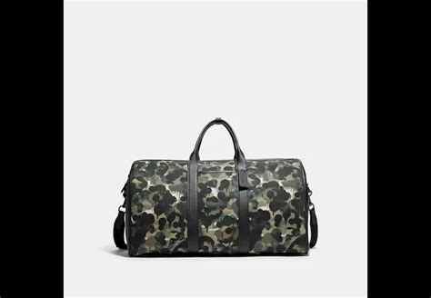 Coach® Gotham Duffle In Canvas With Camo Print