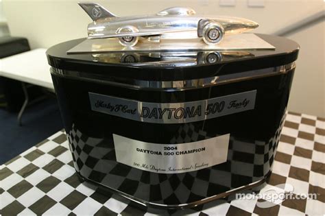 The Harley F. Earl Daytona 500 winner's trophy at Daytona 500