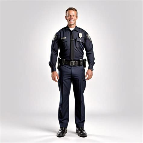 Premium Photo | A man in a police uniform