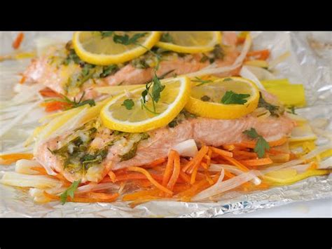 Delicioso salmón en papillote con limón una receta fácil y saludable