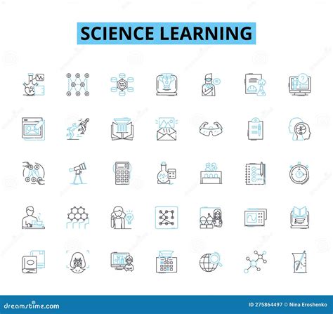 Experimentation Line Icons Collection Innovation Testing Analysis