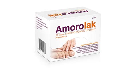 Amorolak Leczniczy Lakier Do Paznokci Butelka 3 Ml