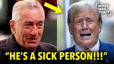 Fed Up Robert De Niro Delivers Knockout Blow To Trump In Most Brutal