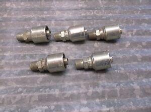 Lot of 5 Gates Mega Crimp Hydraulic Fittings G25100-0806 72053322651 | eBay