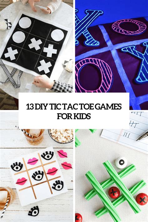 13 Diy Tic Tac Toe Games For Your Little Ones Shelterness