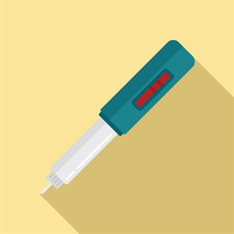 Blood test tool icon, flat style 14495632 Vector Art at Vecteezy