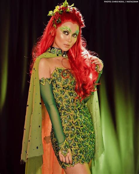 In Photos Kathryn Is Hauntingly Beautiful As Poison Ivy At The Black