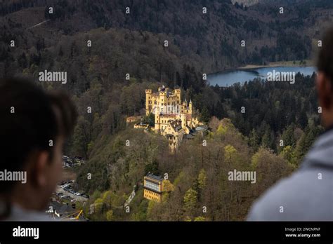 Hohenschwangau Castle Surrounded By Lakes And Mountains Of The Tyrol