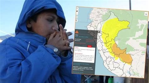 Senamhi emite alerta roja para diez regiones por friaje y ráfagas de