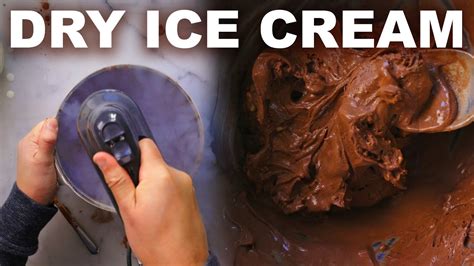 Instant Carbonated Ice Cream Made With Dry Ice Youtube