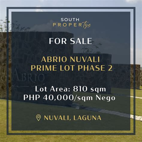 Abrio Nuvali Prime Lot For Sale On Carousell