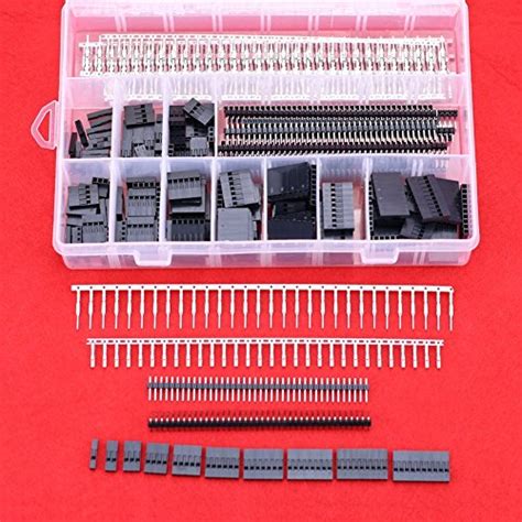 Hilitchi Pcs Pin Mm Pitch Single Row Pin Headers Dupont